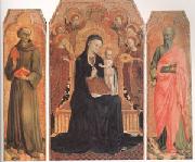 SASSETTA, Viirgin and child Enthroned with six Angels (mk05)